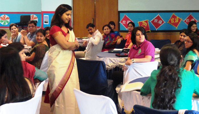 Training on Classroom Management being conducted by Mrs. Rupam Sah
