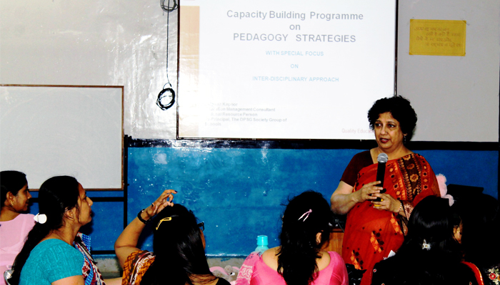 Training by Mrs. Kaplana Kpaoor on Pedagogy Strategies